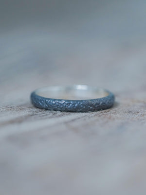 Shadow Wedding Ring in Silver - Gardens of the Sun | Ethical Jewelry