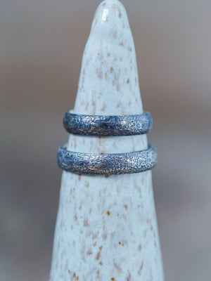 Shadow Wedding Ring in Silver - Gardens of the Sun | Ethical Jewelry