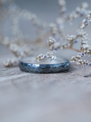 Shadow Wedding Ring in Silver - Gardens of the Sun | Ethical Jewelry