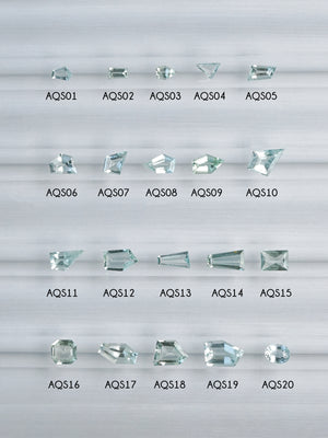 Custom Aquamarine Ring or Necklace in Sterling Silver