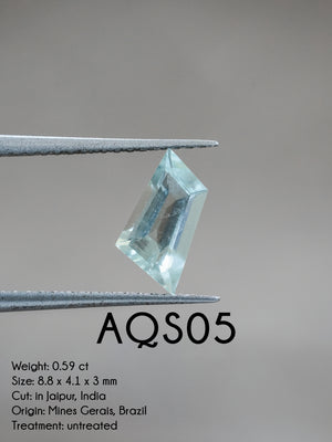 Custom Aquamarine Ring or Necklace in Sterling Silver