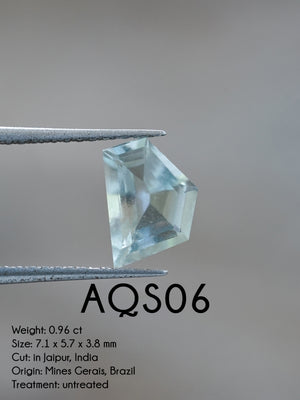 Custom Aquamarine Ring or Necklace in Sterling Silver