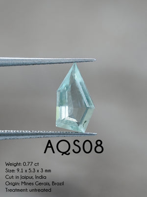 Custom Aquamarine Ring or Necklace in Sterling Silver