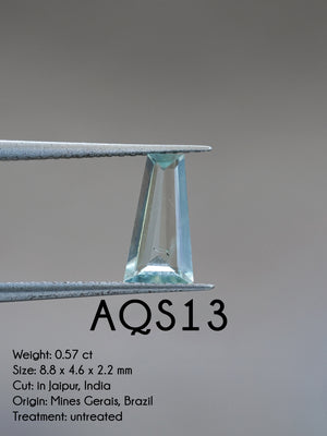 Custom Aquamarine Ring or Necklace in Sterling Silver