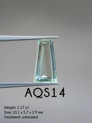 Custom Aquamarine Ring or Necklace in Sterling Silver