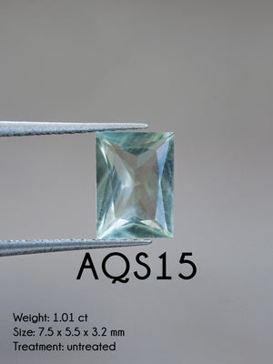 Custom Aquamarine Ring or Necklace in Sterling Silver