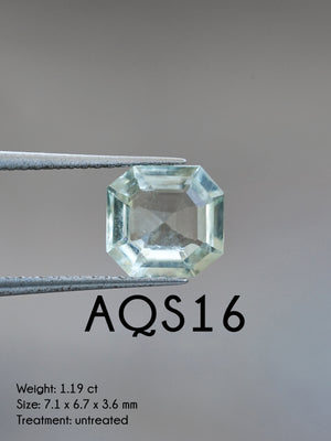 Custom Aquamarine Ring or Necklace in Sterling Silver