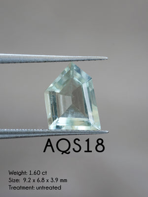 Custom Aquamarine Ring or Necklace in Sterling Silver