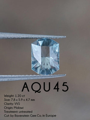 Custom Aquamarine Ring in Gold - Gardens of the Sun | Ethical Jewelry