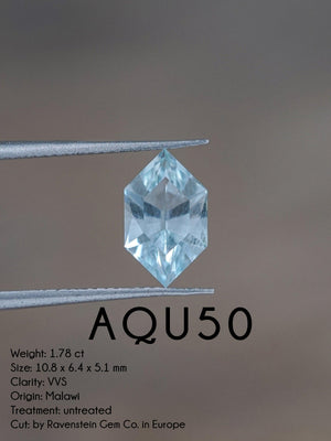 Custom Aquamarine Ring in Gold - Gardens of the Sun | Ethical Jewelry