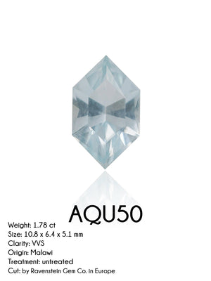 Custom Aquamarine Ring in Gold - Gardens of the Sun | Ethical Jewelry