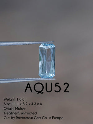 Custom Aquamarine Ring in Gold - Gardens of the Sun | Ethical Jewelry