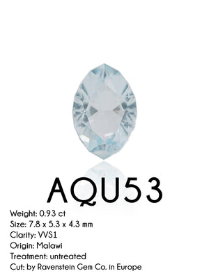 Custom Aquamarine Ring in Gold - Gardens of the Sun | Ethical Jewelry