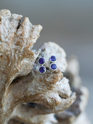 Amethyst Earrings - Gardens of the Sun | Ethical Jewelry