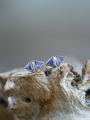 Amethyst Earrings - Gardens of the Sun | Ethical Jewelry