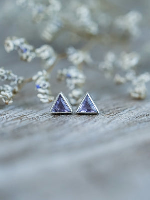 Amethyst Earrings - Gardens of the Sun | Ethical Jewelry