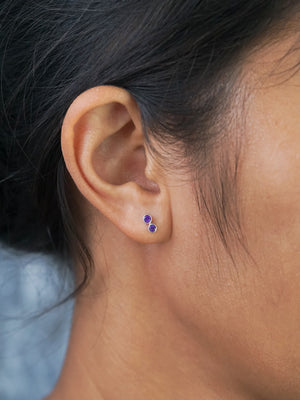 Amethyst Earrings - Gardens of the Sun | Ethical Jewelry