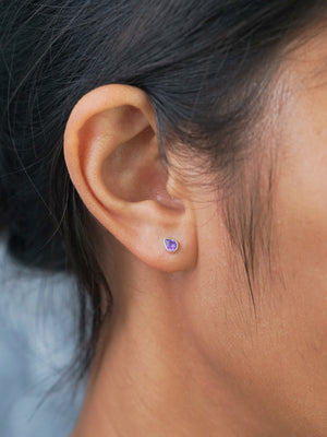 Amethyst Earrings - Gardens of the Sun | Ethical Jewelry