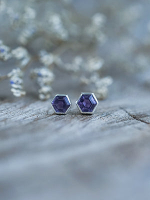 Amethyst Earrings - Gardens of the Sun | Ethical Jewelry