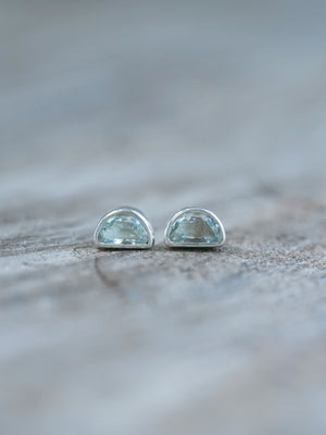 Aquamarine Earrings - Gardens of the Sun | Ethical Jewelry