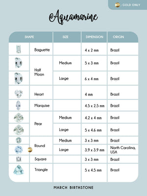 Custom Birthstone Stud Earrings in Gold - Gardens of the Sun | Ethical Jewelry