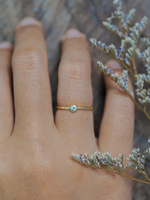 Australian Sapphire Ring in Gold - Size 5
