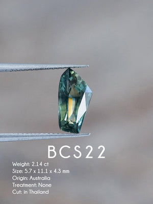 Custom Bicolor Sapphire Ring in Gold - Gardens of the Sun | Ethical Jewelry