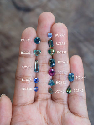 Custom Bicolor Sapphire Ring in Gold