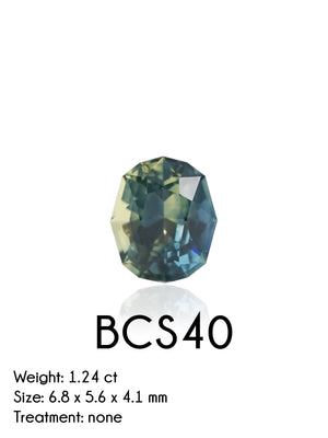 Custom Bicolor Sapphire Ring in Gold