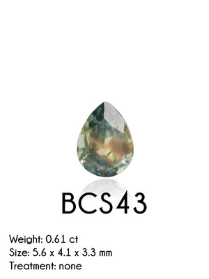 Custom Bicolor Sapphire Ring in Gold