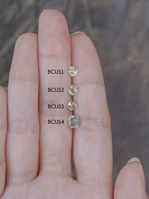 Custom Cushion Brilliant Cut Diamond Ring in Gold - Gardens of the Sun | Ethical Jewelry