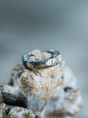 Black Gold Wedding Ring - Gardens of the Sun | Ethical Jewelry