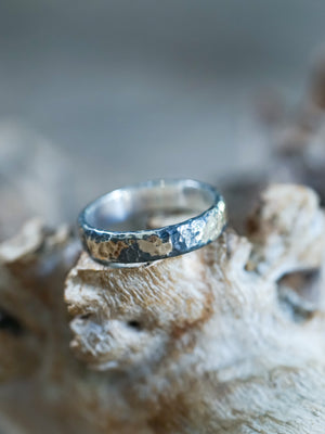 Black Gold Wedding Ring - Gardens of the Sun | Ethical Jewelry