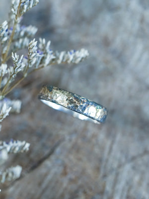 Black Gold Wedding Ring - Gardens of the Sun | Ethical Jewelry