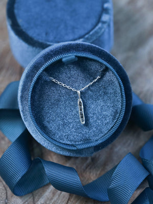 Black Hematite Necklace with Hidden Gems - Gardens of the Sun | Ethical Jewelry