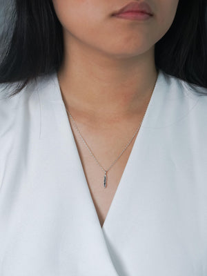 Black Hematite Necklace with Hidden Gems - Gardens of the Sun | Ethical Jewelry