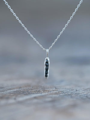 Black Hematite Necklace with Hidden Gems - Gardens of the Sun | Ethical Jewelry