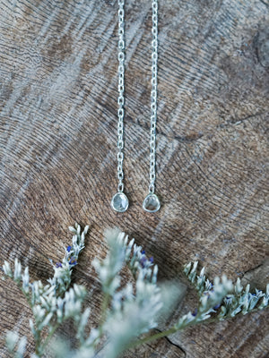 Borneo Diamond Ear Threaders - Gardens of the Sun | Ethical Jewelry