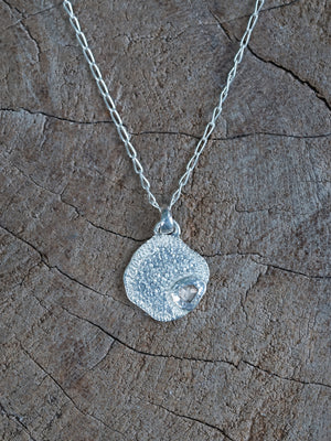 Borneo Diamond Necklace in Silver