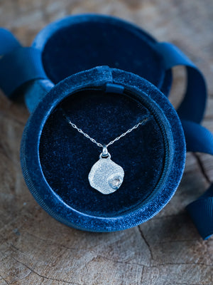 Borneo Diamond Necklace in Silver