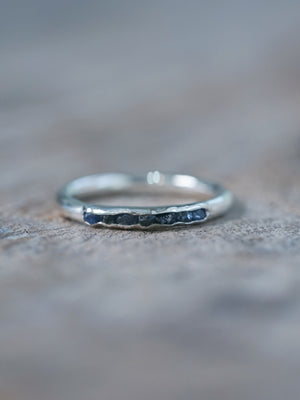 Borneo Sapphire Ring with Hidden Gems - Gardens of the Sun | Ethical Jewelry