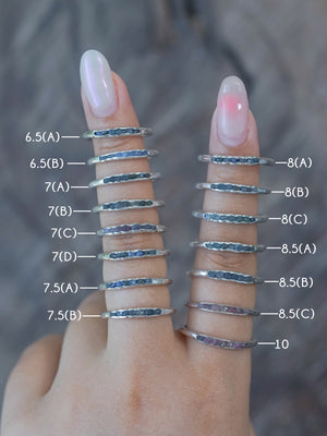 Borneo Sapphire Ring with Hidden Gems - Gardens of the Sun | Ethical Jewelry