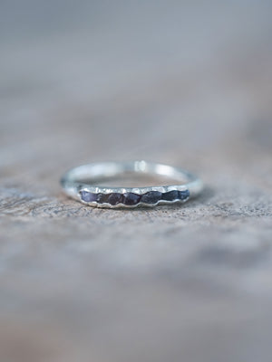 Borneo Sapphire Ring with Hidden Gems - Gardens of the Sun | Ethical Jewelry