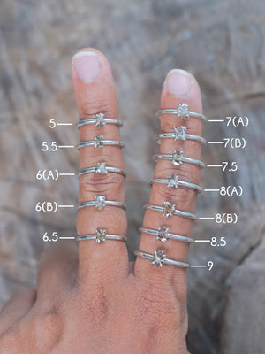 Borneo Diamond Rings with Prongs