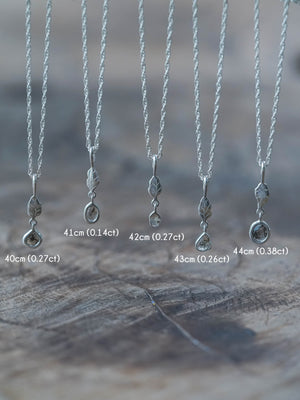 Brown Polki Diamond Leaf Necklace