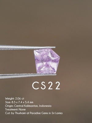 Custom Lavender Sapphire Ring in Gold - Gardens of the Sun | Ethical Jewelry