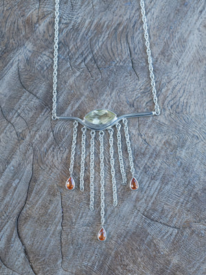 Citrine Tears of Joy Necklace