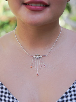 Citrine Tears of Joy Necklace