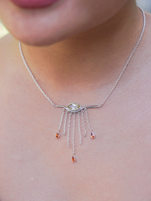 Citrine Tears of Joy Necklace