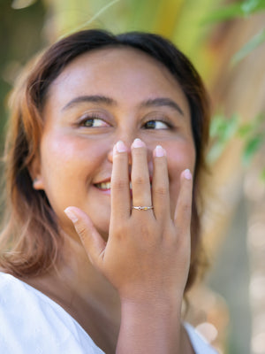 Citrine and Ruby Ring - Gardens of the Sun | Ethical Jewelry